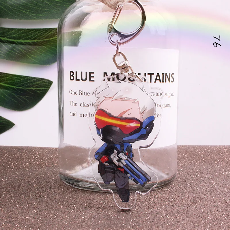 Брелок для ключей Модный акриловый мультяшный держатель автомобильных с жнецом