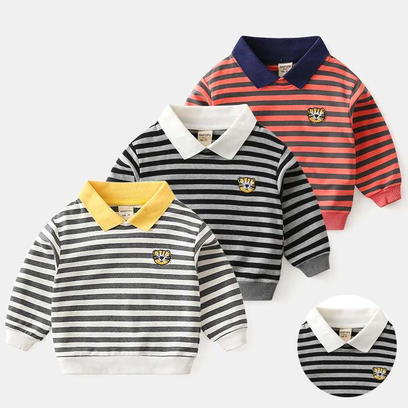 2020 для маленьких мальчиков свитер на осень зиму брендовая тенниска детская