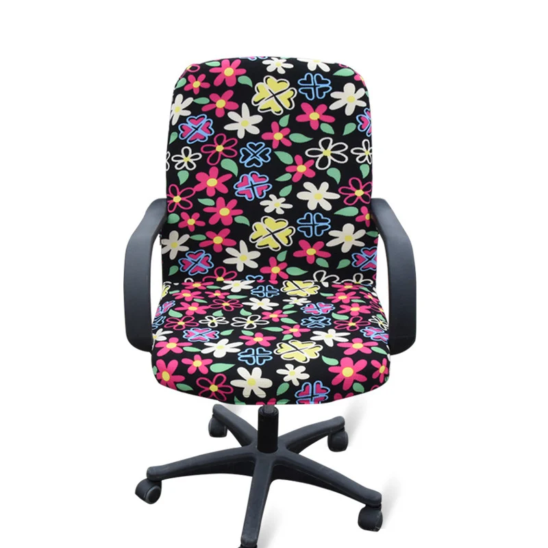 Эластичный Чехол для стула на молнии офисный чехол компьютерное кресло Boss Siamese