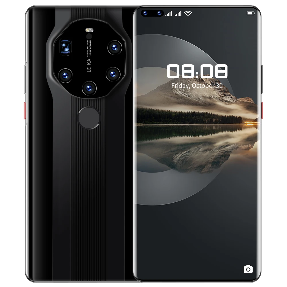Cectdigi новый телефон Mate40 RS 7 3 дюймов 1440*3200 12 Гб + 512 Dual Sim MicroSD 5800 мач Android 10 0 уход за