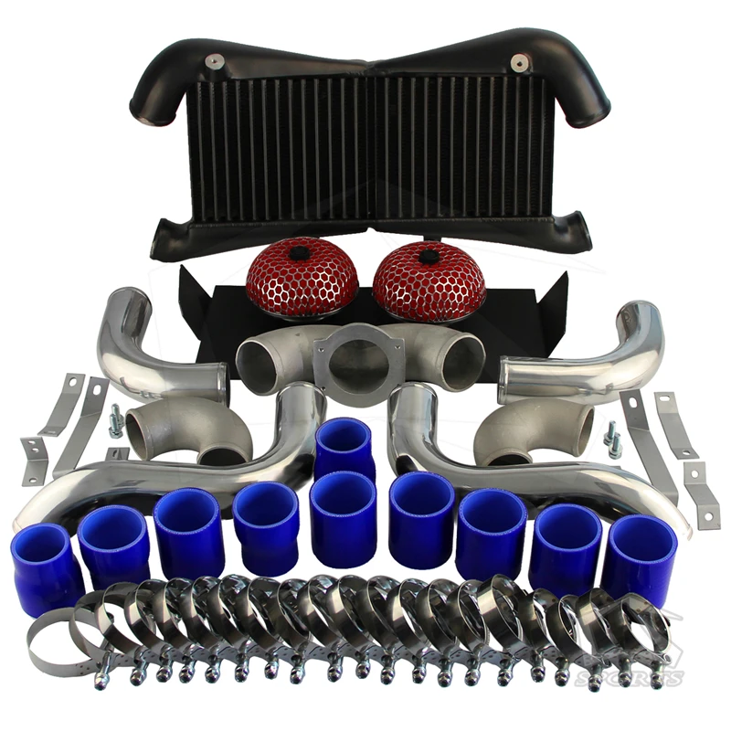 Алюминиевый интеркулер для 300ZX Twin Turbo Fairlady Z32 VG30DETTBlack/Blue/Red| |