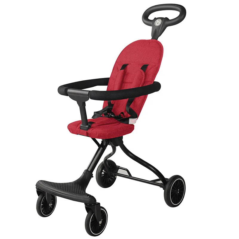 

Lightweight Baby Artifact Scooter Baby Stroller Four-Wheeled Kids Slip Wheelchair Travelling Trolley for 6M-48Month Child