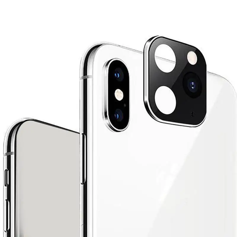 Роскошный металлический чехол с покрытием Защитная пленка для объектива стекло