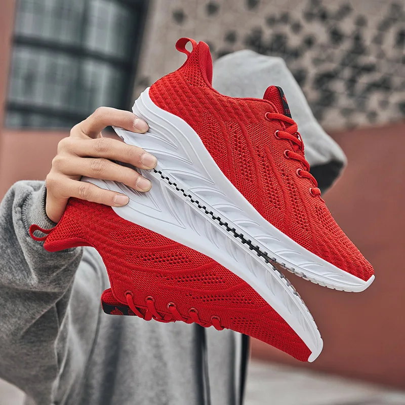 

Кроссовки мужские легкие, Уличная обувь на толстой подошве, дышащие, Повседневная Удобная прогулочная обувь, весна 2020