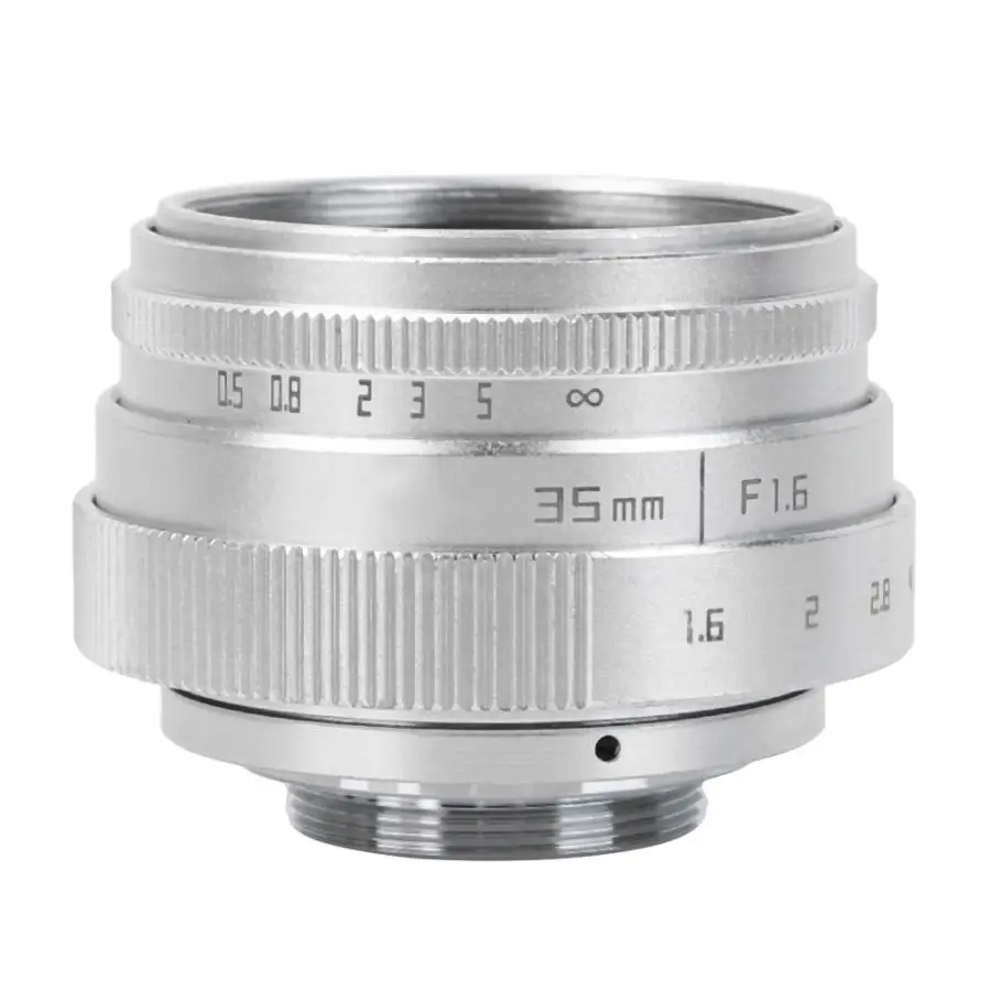 35 мм F1.6 CCTV C Mount большая апертура объектива для sony NEX для M4/3 для Fujifilm Fuji для Canon для Nikon камера Универсальная 2 цвета