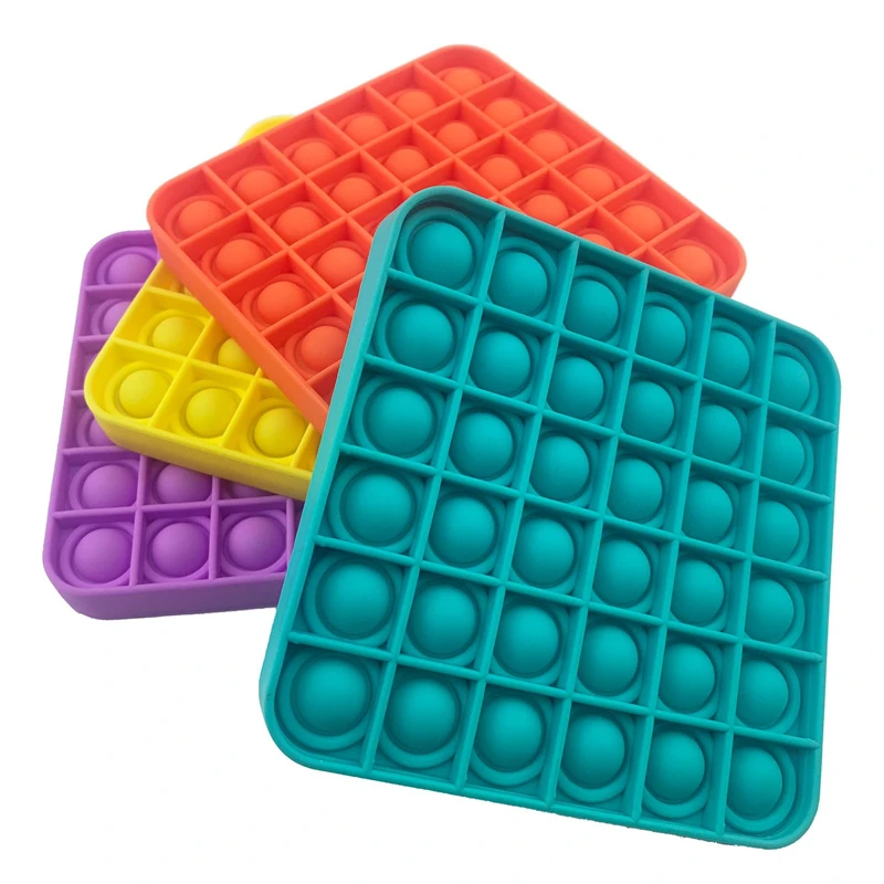 

Fidget Toys Funny Pops It Square Antistress Toy Push Bubble Figet Sensory Squishy Jouet Pour Autiste For Adult Children Gift