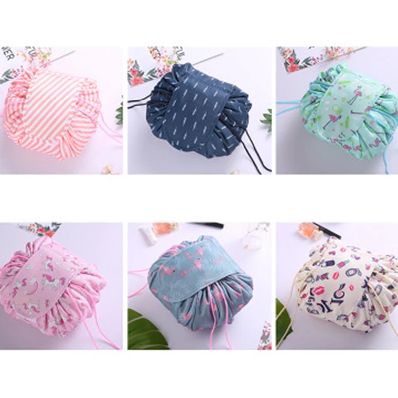Gemeer Drawstring дорожная косметичка для женщин органайзер макияжа сумка чехол