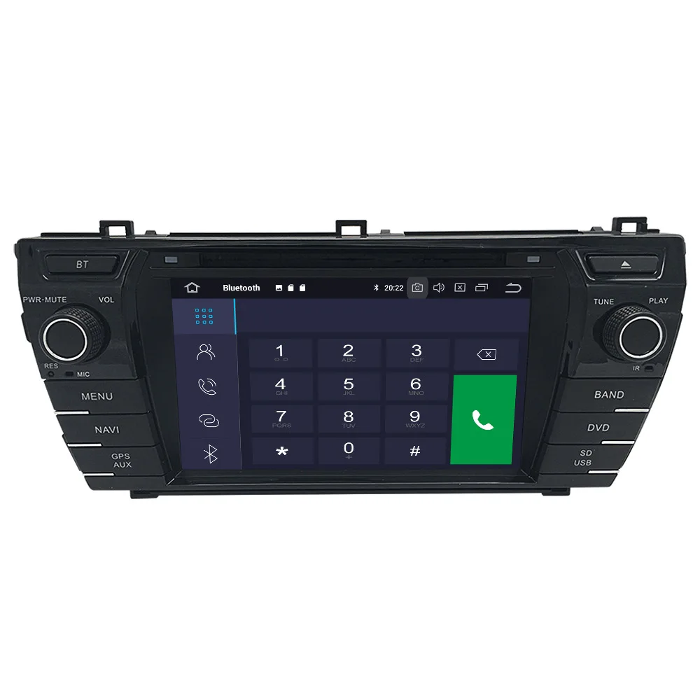 Android10.0 4 Гб + 64 ГБ Автомобильный DVD Плеер GPS мультимедийное радио для Защитные чехлы