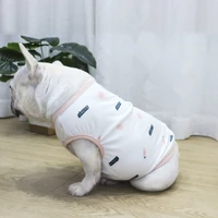 pug clothes summer french bulldog clothing vest pajamas schnauzer bulldog dog costume outfits dropshipping pet apparel