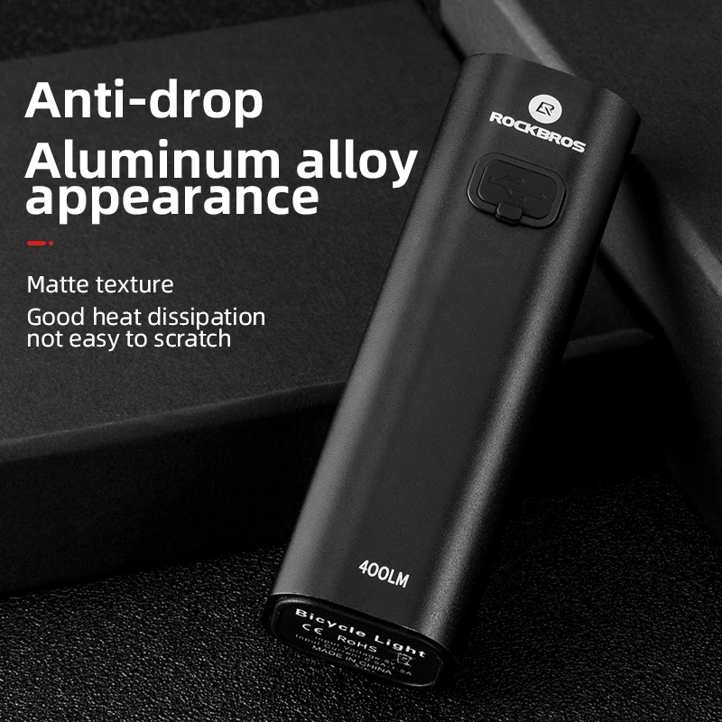 

ROCKBROS Bike Light Hoisting Headlights Multifunctional Holder Powerful Flash Light USB Charing Led Bicycle Front Light 4000mAh