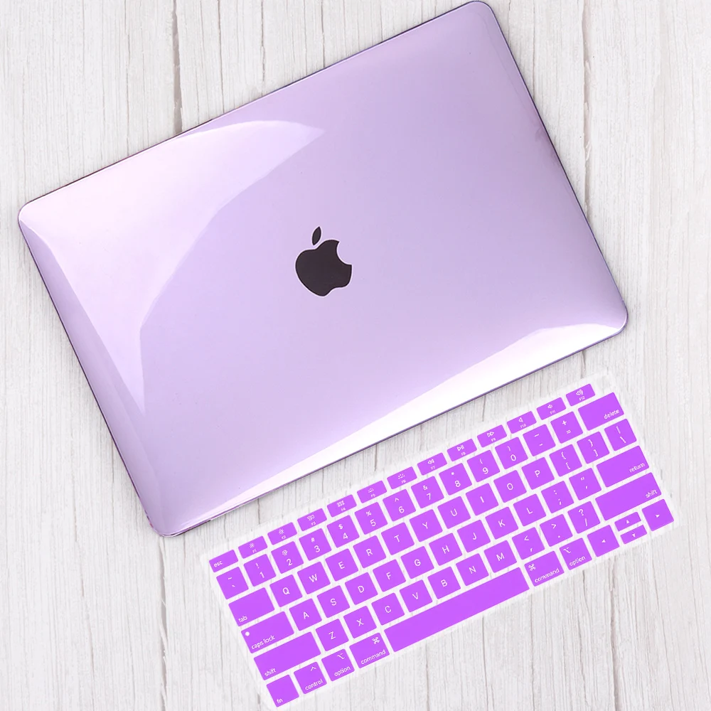 Прозрачный пластиковый твердый чехол для ноутбука MacBook Air 13 retina Pro 13 15 16 дюймов ноутбука крышка клавиатуры A1932 A2141 A2159