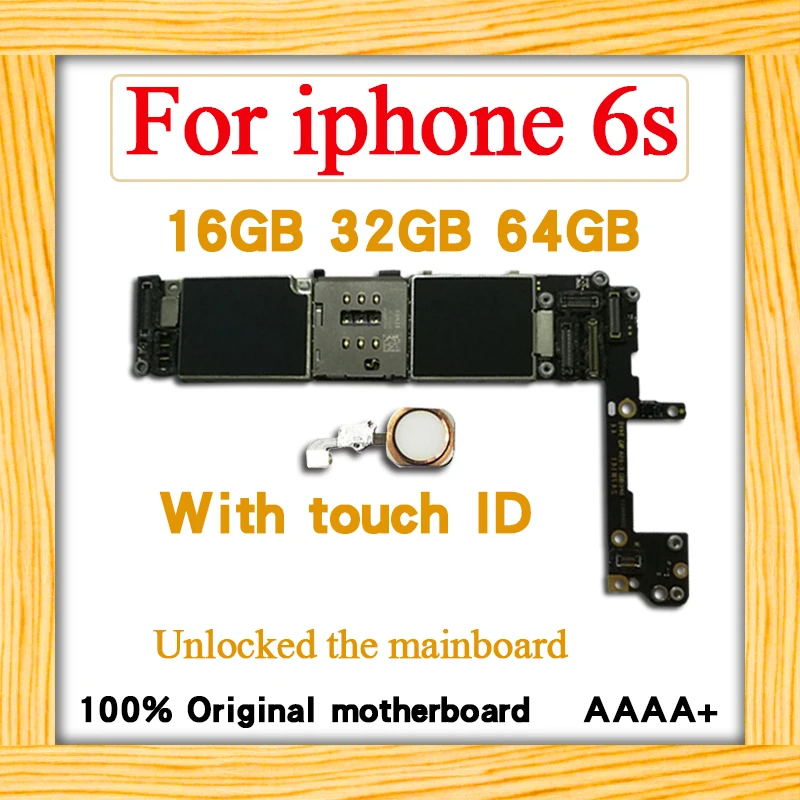 16 Гб/32 ГБ/64 ГБ для iPhone 6S материнская плата 100% оригинальные разблокированные