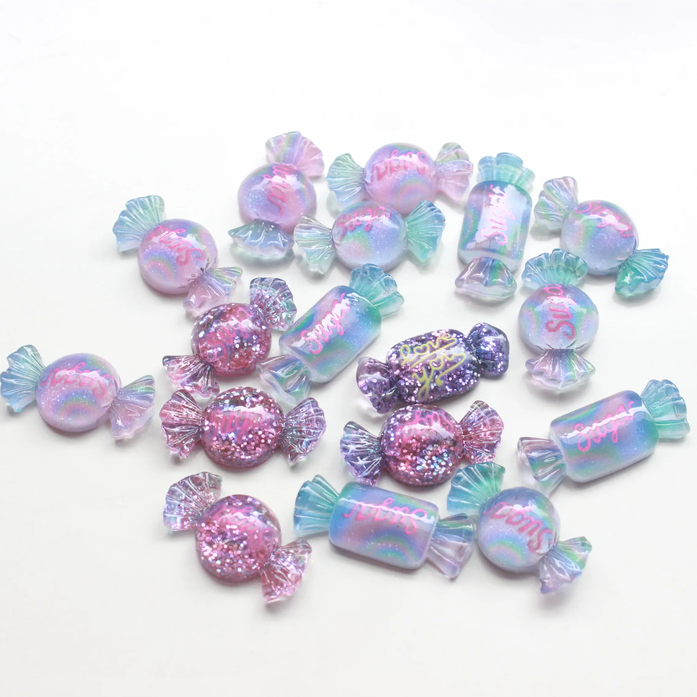 20 шт./лот полимерные Стразы плоские с оборота украшениями нижние юбки цвета