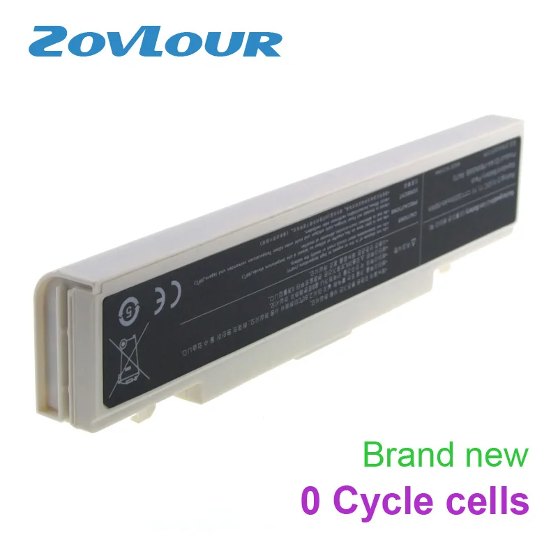 White laptop battery AA-PL9NC6W AA-PB9NS6W for Samsung R505 R507 R508 R510 R517 R518 R519 R520 R522 R523 R538 R540 R560 R580 | Компьютеры