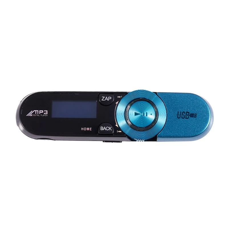 ЖК экран USB 16 Гб Поддержка Вспышки fm радио TF MP3 музыкальный плеер синий|MP3-плееры| |