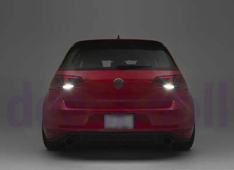 Лампы заднего хода и номерного знака Canbus Pure White для Volkswagen VW Golf 7 MK7 MKVII LED Exterior Kit.