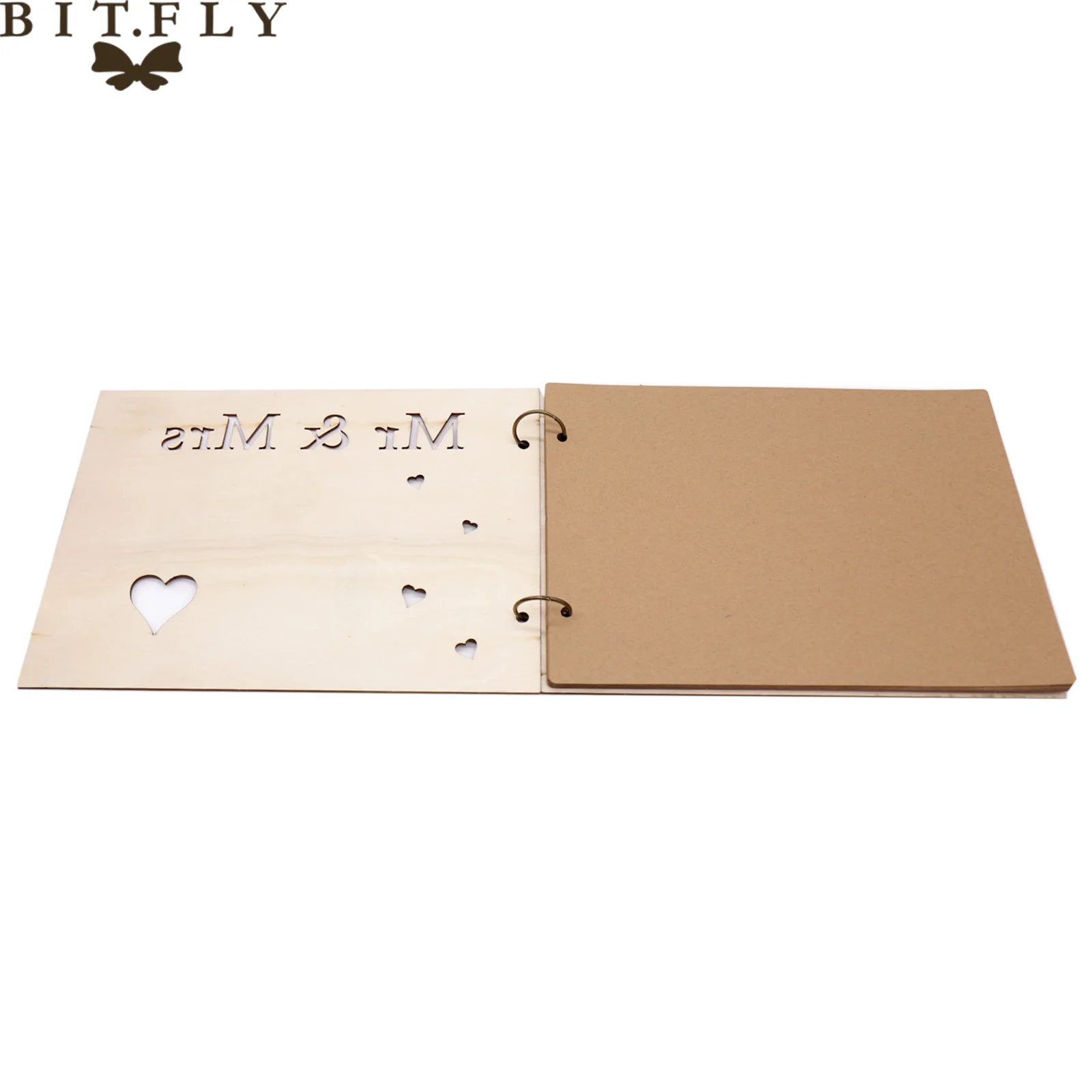 Персонализированные Свадебные книги для гостей деревянные полые сердца Mr Mrs guesbook