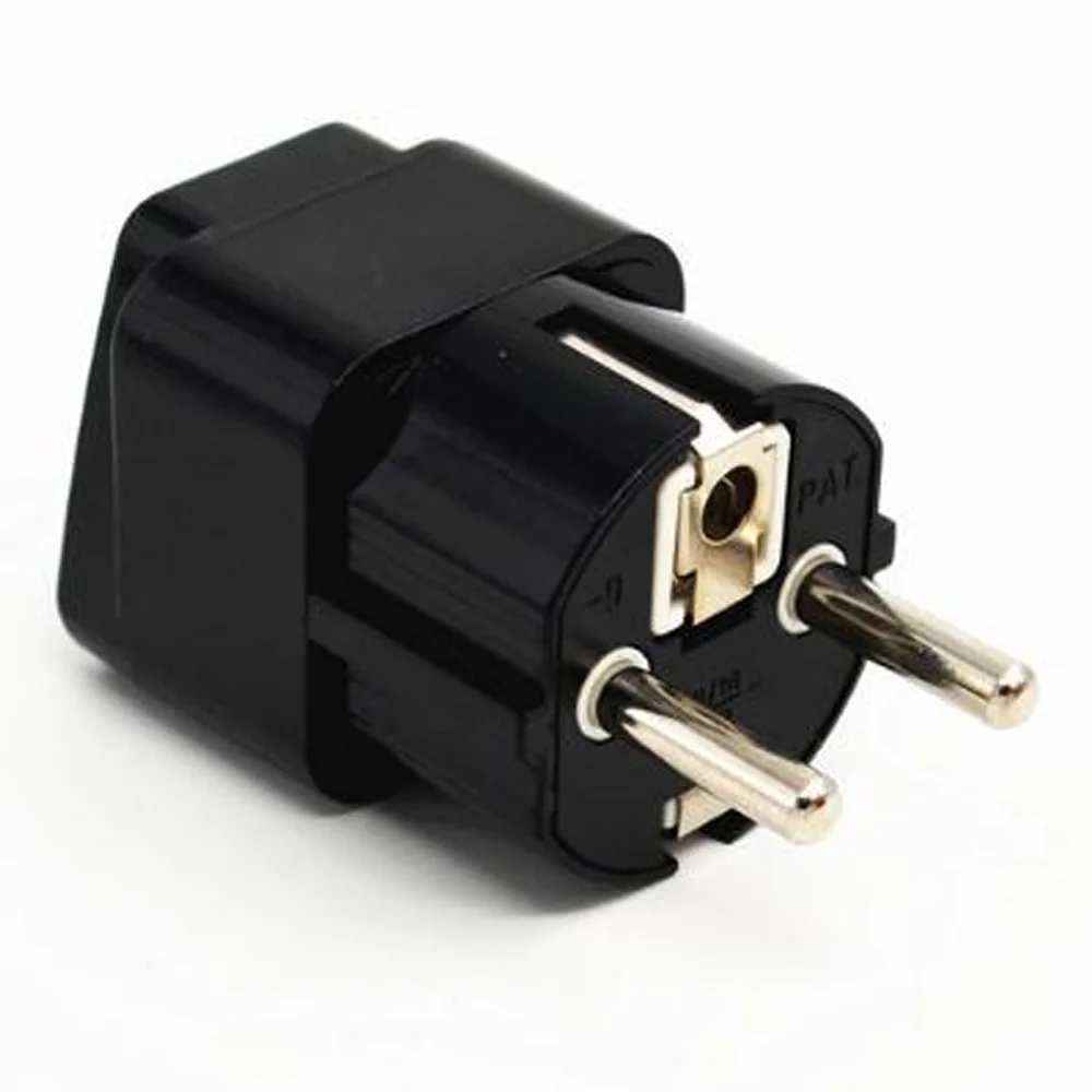 Черный Белый ЕС 4 8 мм универсальный адаптер вилки для путешествий переходник США