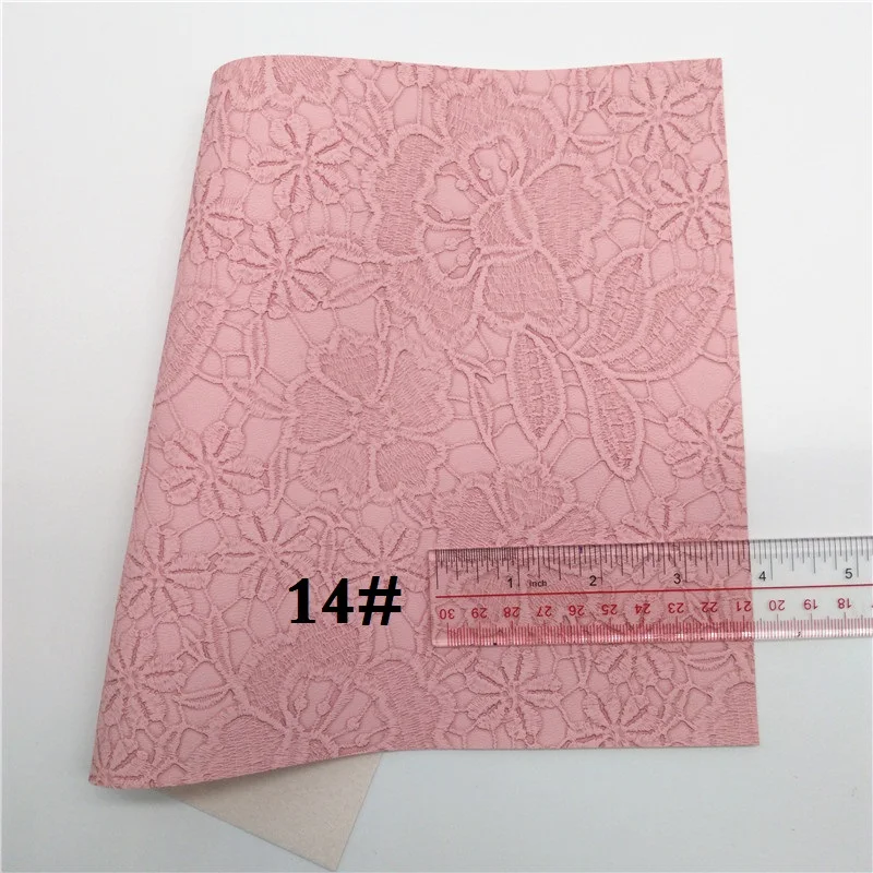 14 Glitterwishcome 21X29 см A4 размер винил для бантов Радужное тиснение цветы кожа ткань искусственная кожа листы для бантов, GM604A - Цвет: 14
