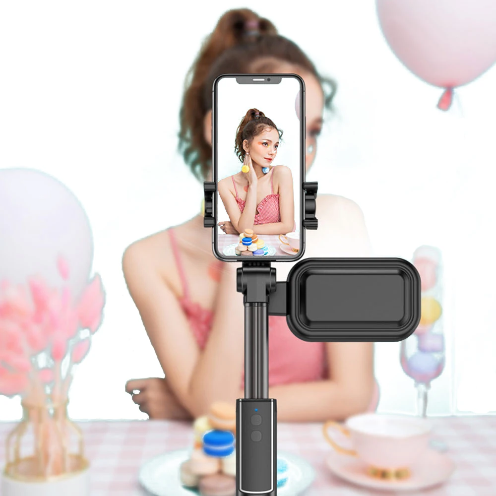 Bluetooth-штатив селфи-палка Tiktok мобильный телефон стабилизатор штатив для Xiaomi Huawei