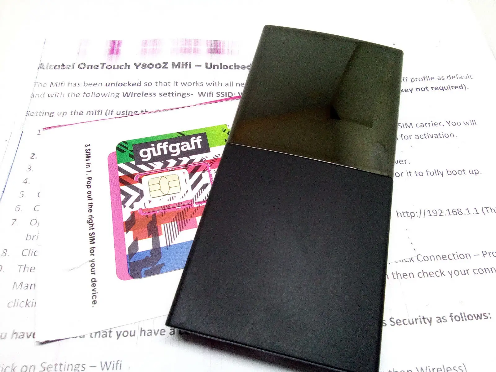 Alcatel Y800 разблокированный 4G 3G мобильный wi-fi точка доступа, беспроводной широкополосный модем MiFi