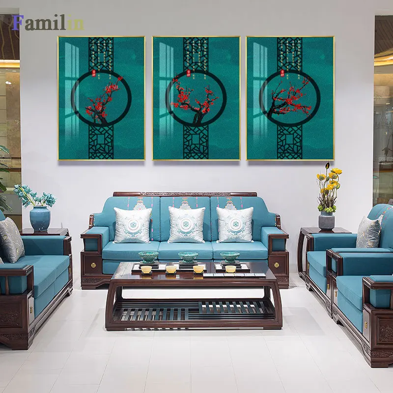 Настенная Картина на холсте с изображением китайского Красного дворца