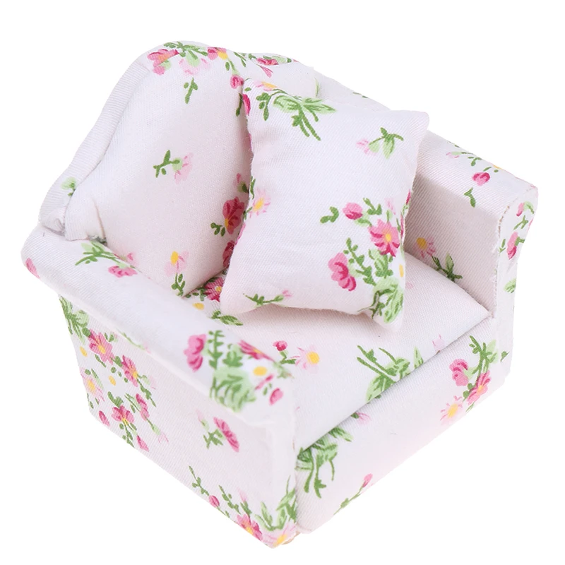 Имитация мини-диван стул мебель модель игрушки для украшения кукольного дома 1/12