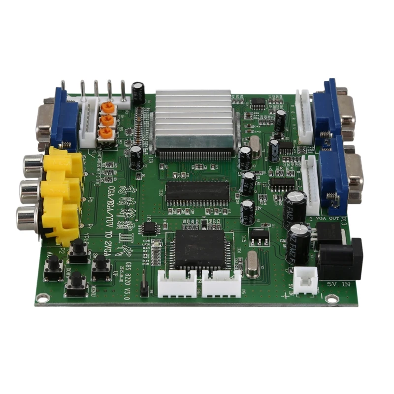 AMS-GBS8220 аркадная игра CGA/YUV/EGA/RGB сигнал в VGA HD Видео Конвертер доска (двойной выход) |