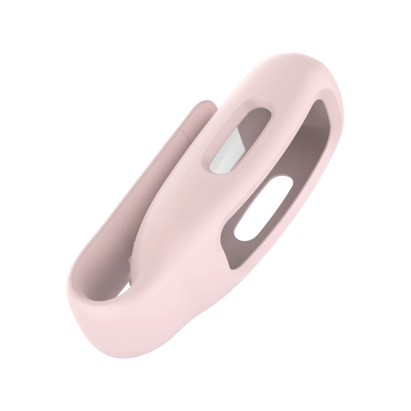 OOTDTY стальной зажим защитный держатель чехол силиконовый для часов Fitbit Inspire 2