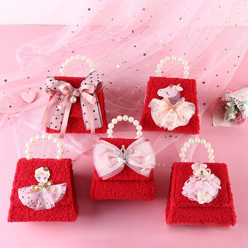 

Kids Purses and Handbags 2021 Cute Girls Princess Crossbody Kawaii Little Girl Party Coin Pouch Baby Pearl Hand Bags Gift