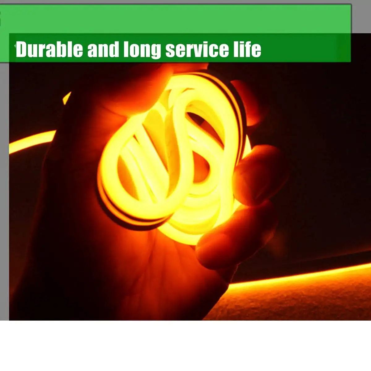 

2pcs 80CM 120CM LED DRL Car Daytime Running Light Flexible Waterproof Strip Auto Headlights for Hood Side Decoration Lamp 12V