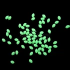 4 размера, зеленые 100 шт., Овальные, жесткие, фотоэлементы, поплавковые снасти, Прямая поставка