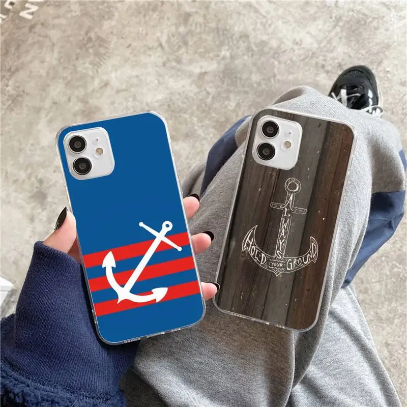 

Anchor nautical ocean Phone Case Phone Case For iPhone 6 7 8 Plus 11 12 ProMax X XR XS SE Max Back Cover