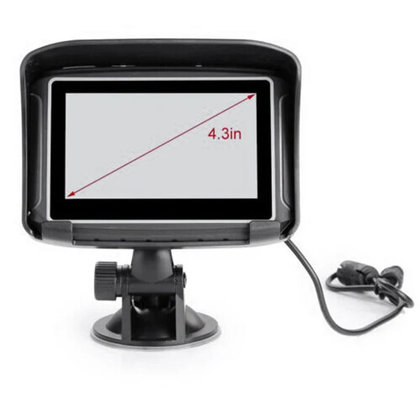 

NEW-Ipx7 Waterproof Motorbike Moto Gps 4.3 Inch Gps Navigation Motorcycle