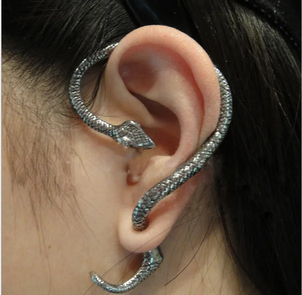 Популярные Модные Акриловые серьги гвоздики 3 цветов для женщин в виде змеи кобры