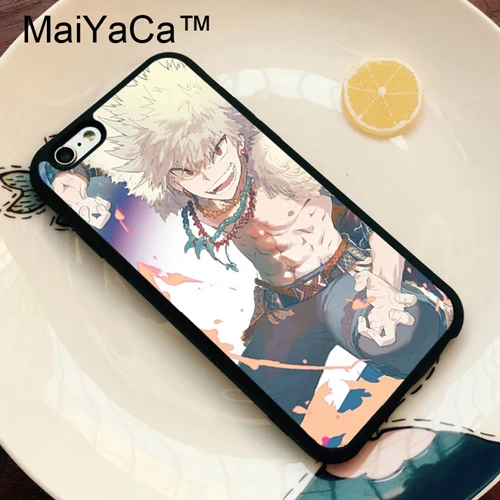 4517 MaiYaCa Boku no Hero academic Katsuki Bakugou ТПУ чехол для телефона для iPhone 11 Pro MAX X XR XS MAX 6 6s 7 8 Plus 5S задняя крышка чехол - Цвет: 4517
