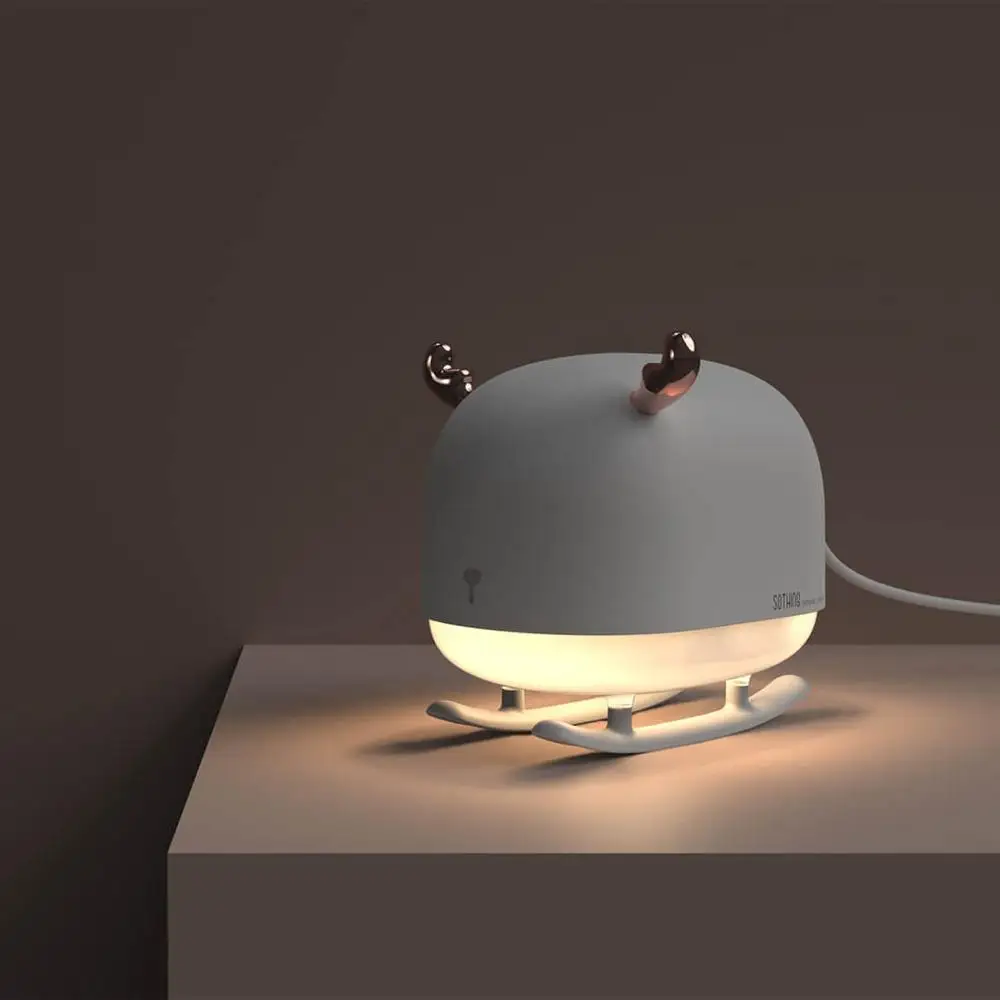 Mi jia SOTHING USB Ультразвуковой увлажнитель воздуха ночной аромадиффузор с подсветкой