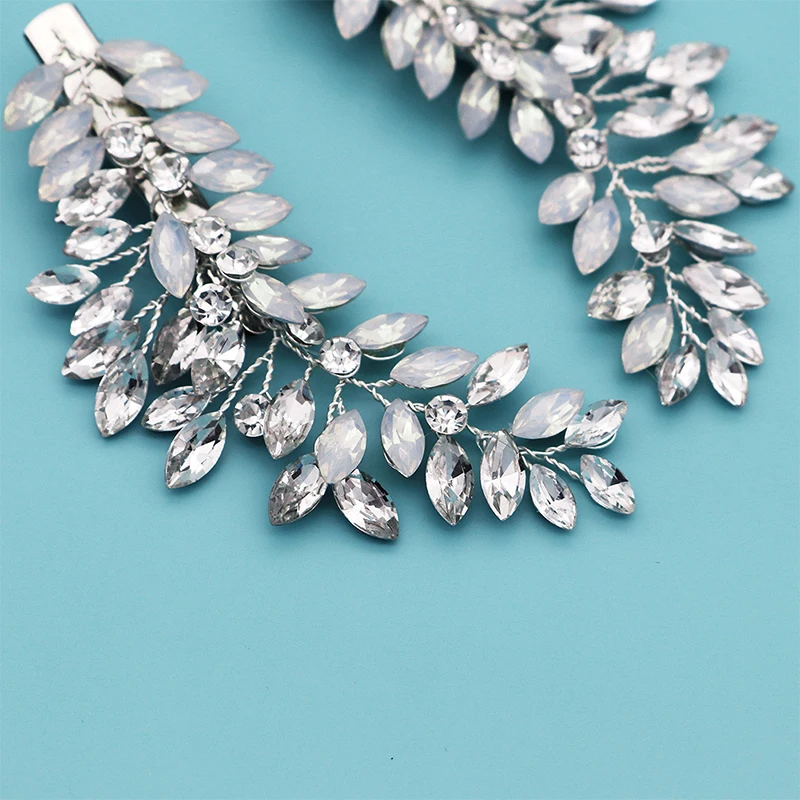 Свадебная заколка для волос QYY с австрийским кристаллом ручной работы | Украшения