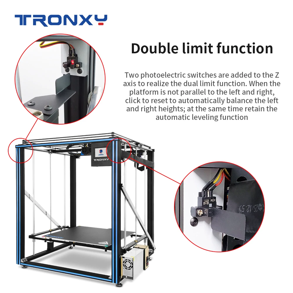 Tronxy 3D Machine Accessories X5SA-500/X5SA-500 PRO Upgraded Kits Double Limit Switch 3.5 Inch Touch Screen Silence Mainboard | Компьютеры