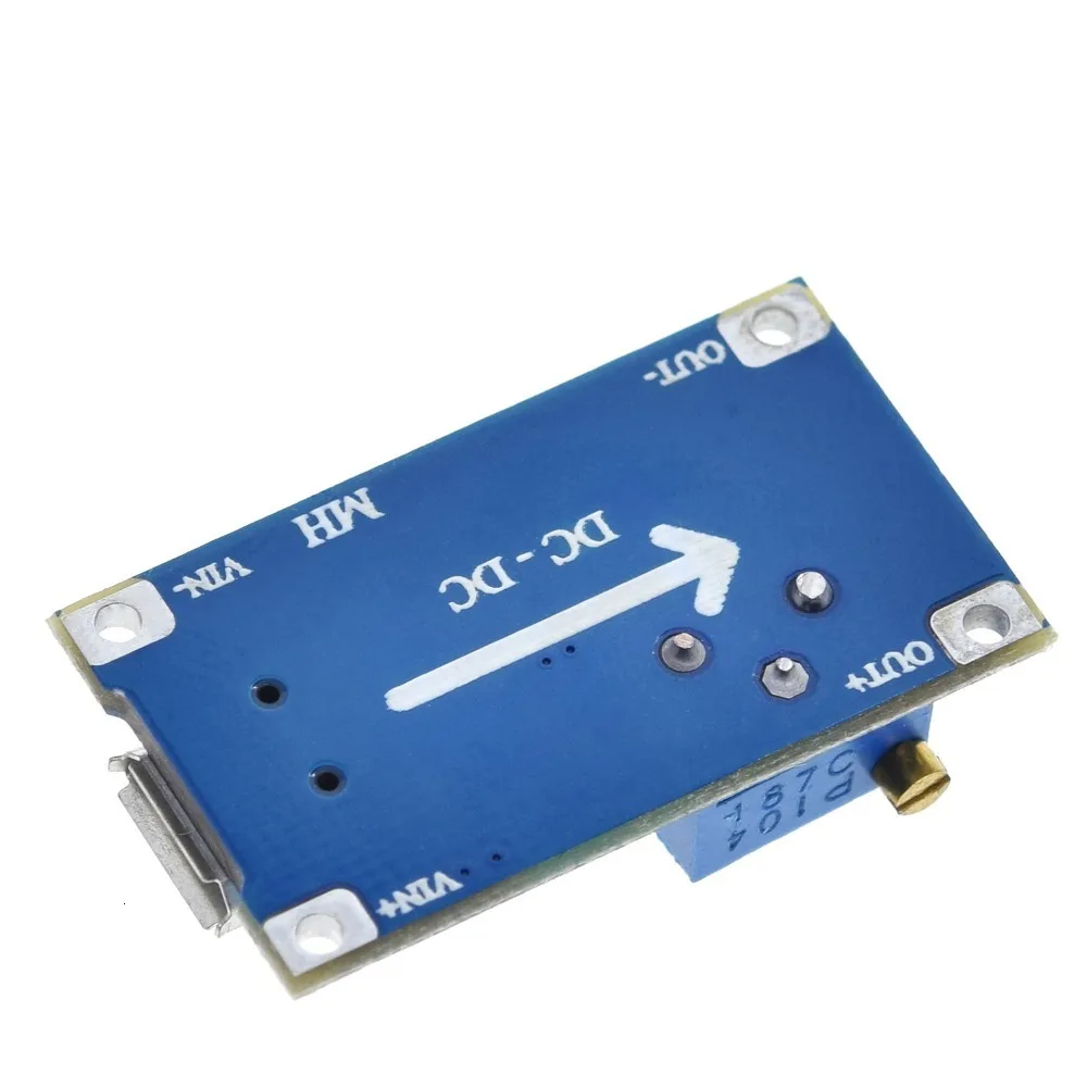 TZT MT3608 DC-DC повышающий усилитель конвертера модуль питания повышающий макс. выход 28 в 2A для arduino