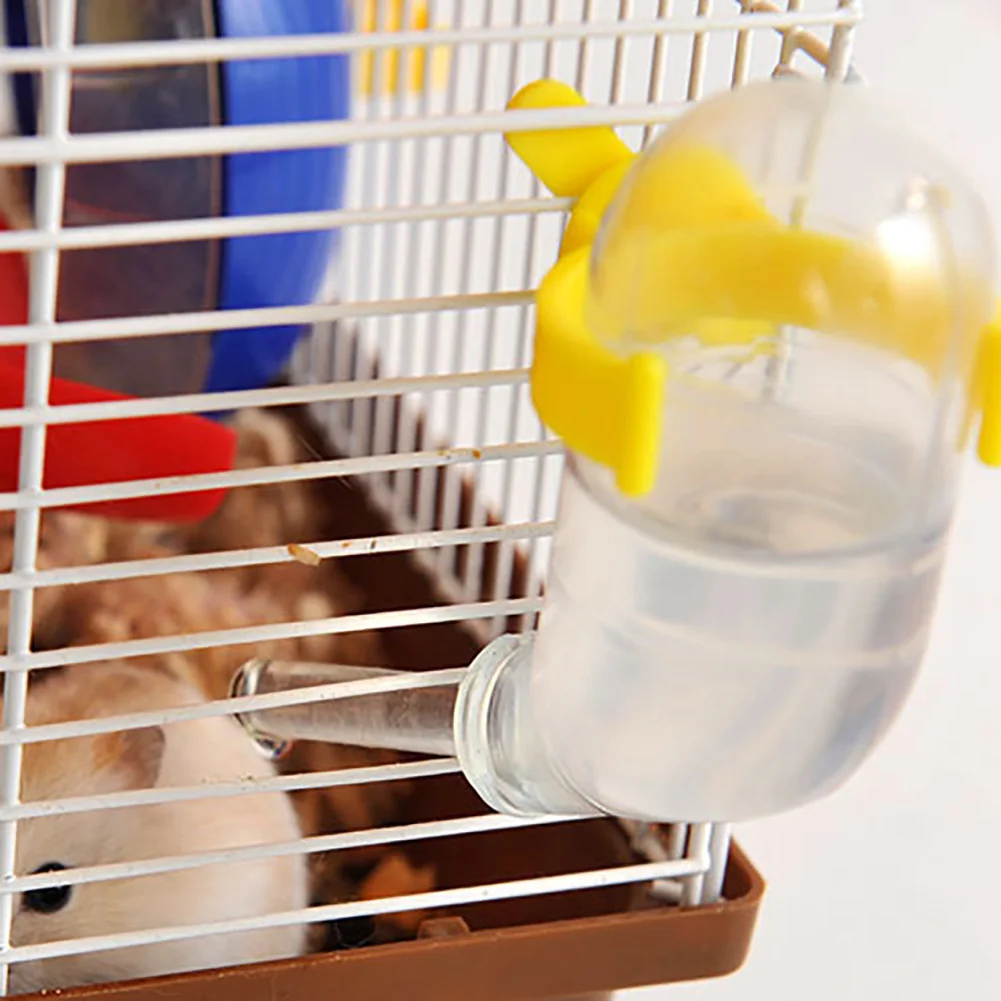 

Cage Hanging 60ml Leak-proof Vacuum Pets Hamster Drinking Water Dispenser Feeder Bottles For Golden Bear Hamster Mini Animals