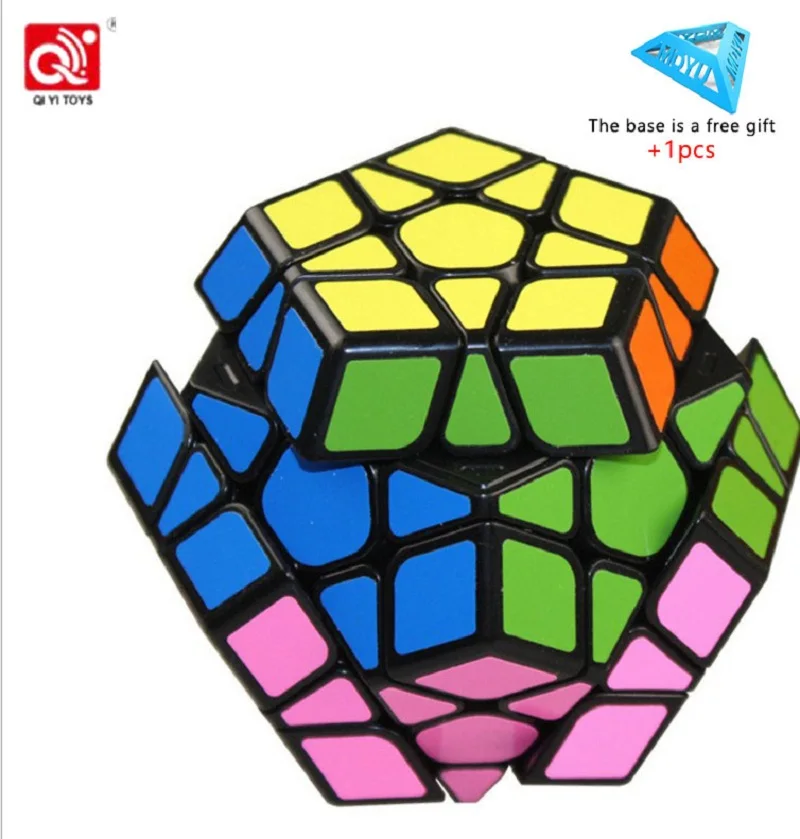 QIYI 3X3 Megaminxeds магический куб черно-белый скоростной Профессиональный 12 сторонний