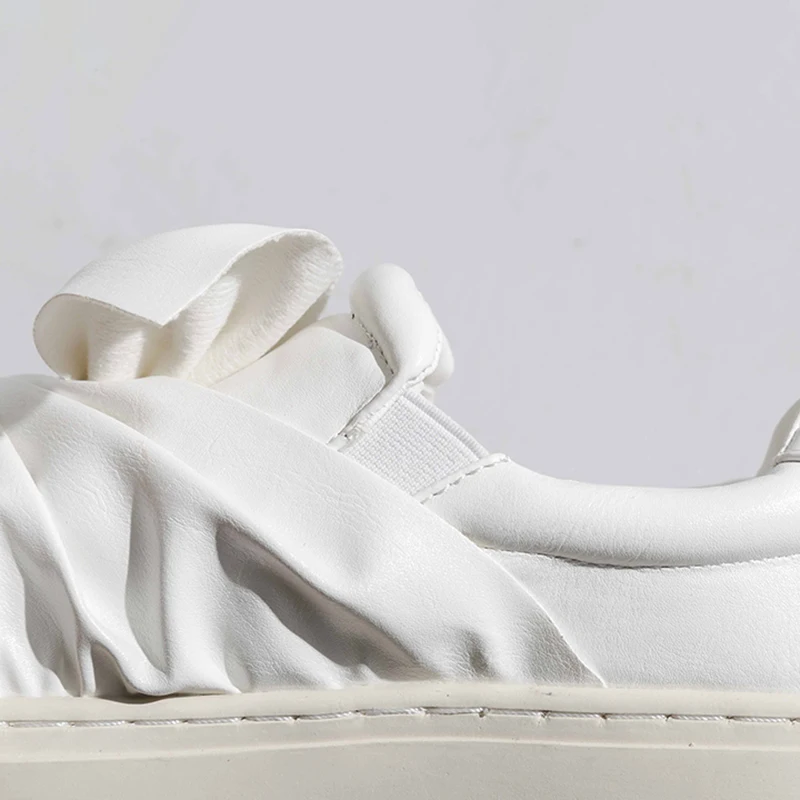 Туфли-оксфорды для женщин повседневные лоферы плоская подошва без застежки