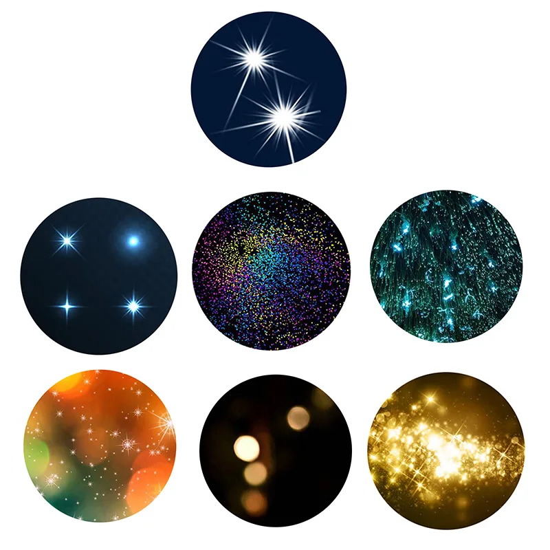 

Mix Style Colorful Bling Star 10mm 12mm 14mm 18mm 20mm 25mm 30mm Photo round glass cabochon demo flatback Jewelry DIY Making