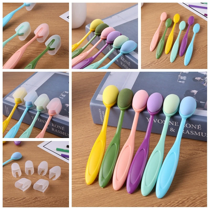 

6pcs/set Colorful Blending Sponge Brushes Use For Blending Ink Craft Card Making Painting Scrapbooking DIY Tools New 2021