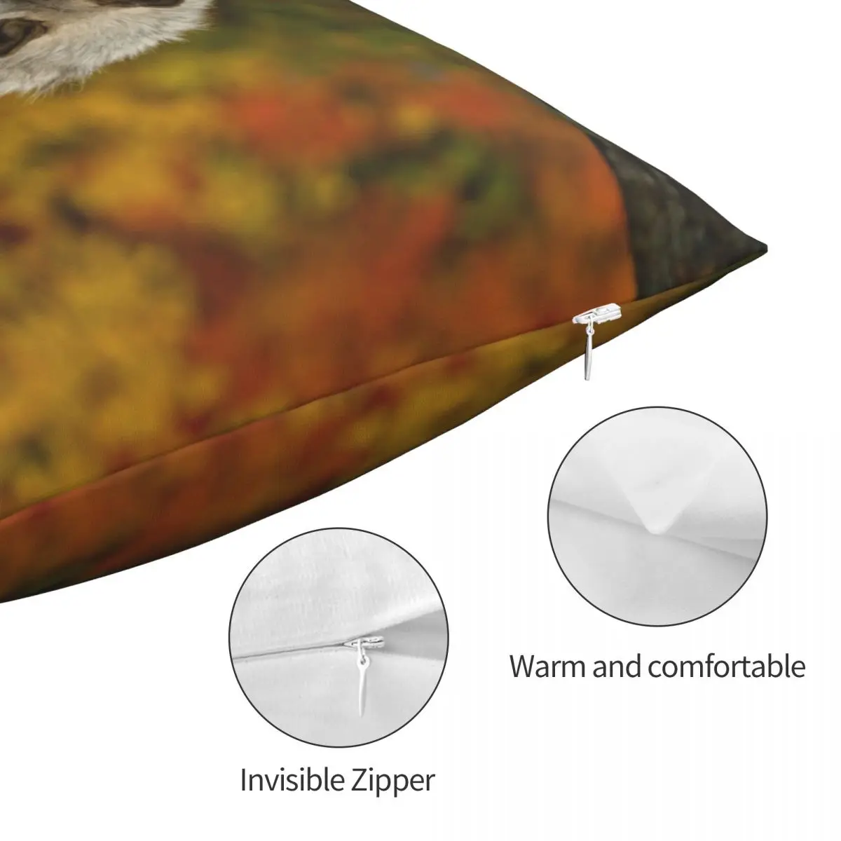 Чехол для диванной подушки из полиэстера и льна 45x45 | Дом сад