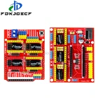 Гравировальный станок с ЧПУ Shield V4 shield v33D-принтерплата расширения драйвера A4988 для arduino, комплект для самостоятельной сборки