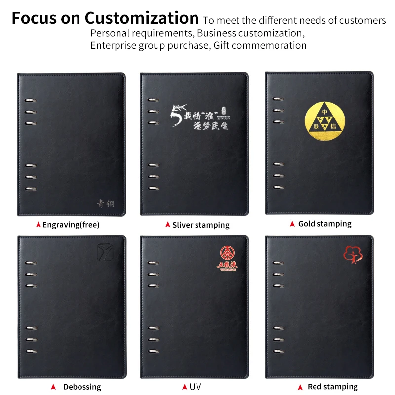 Блокнот для записей на заказ A5/A6 коричневый кожаный с бархатной подкладкой |
