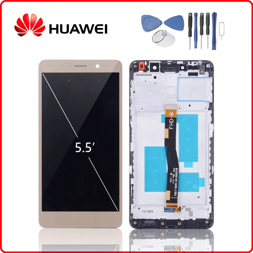 Для huawei Honor 6X ЖК-дисплей сенсорный экран дигитайзер для huawei Honor6X дисплей с рамкой GR5 BLN-AL10 BLN-L24