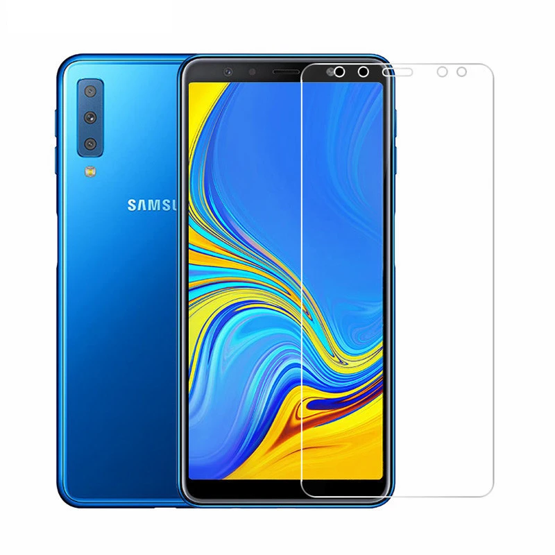 Закаленное стекло для Samsung Galaxy A7 2018 6 дюймов защитная пленка экрана DS SM-A750F A750 |
